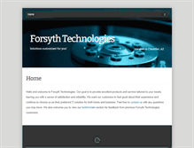 Tablet Screenshot of forsythtech.us