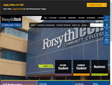 Tablet Screenshot of forsythtech.edu